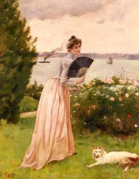 Alfred Stevens : The Lady with the Fan